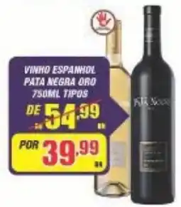 Violeta Supermercados vinho espanhol pata negra oro oferta