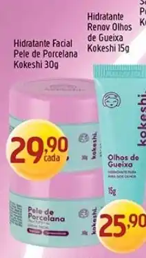 Supermercados Guanabara Hidratante Facial Pele de Porcelana Kokeshi oferta