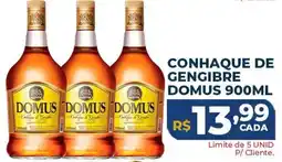 Supermercados Tridico Conhaque de gengibre domus oferta