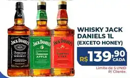 Supermercados Tridico whisky jack daniels 1l oferta