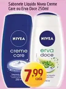 Supermercados Guanabara Sabonete Líquido Nivea Creme Care ou Erva Doce oferta