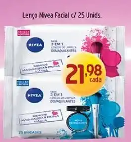 Supermercados Guanabara Lenço Nivea Facial oferta