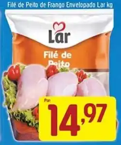 Supermercados Guanabara Filé de Peito de Frango Envolado Lar oferta
