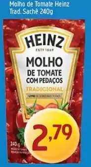 Supermercados Guanabara molho de tomate heinz tradicional com pedaços oferta