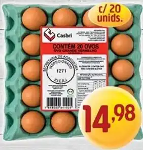 Supermercados Guanabara Ovos casbri oferta