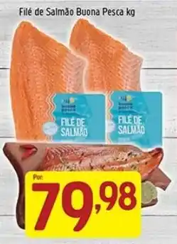Supermercados Guanabara Filé de salmão boa pesca oferta