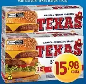 Supermercados Guanabara Hambúrguer texas burger oferta