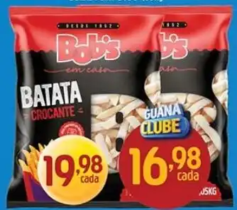 Supermercados Guanabara batata crocante oferta