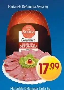 Supermercados Guanabara Mortadela Defumada Seara oferta