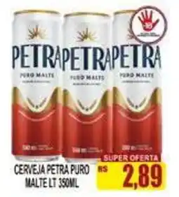 Supermercado leal Cerveja petra puro malte lt oferta