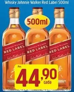 Supermercados Guanabara Whisky Johnnie Walker Red Label oferta