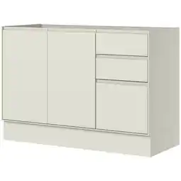 Benoit Balcão para Pia Henn Fineze C656-133 3 Portas e 2 Gavetas MDF 84,5 x 120 x 51cm oferta