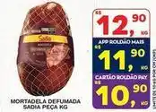 Roldão Sadia - mortadela defumada oferta