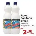 Novo Atacarejo Brilux - água sanitária oferta