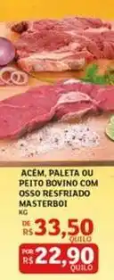 Assaí Atacadista Masterboi - acém, paleta ou peito bovino com osso resfriado oferta