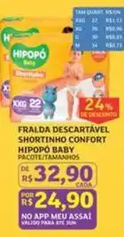 Assaí Atacadista Huppy baby - fralda descartável confort oferta