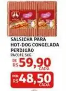 Assaí Atacadista Perdigão - salsicha para hot-dog congelada oferta