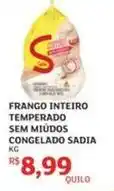 Assaí Atacadista Sadia - frango inteiro temperado sem miudos congelado oferta