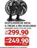 Assaí Atacadista De - ventilador de mesa x-treme 6 pas ve60 arno oferta