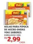 Assaí Atacadista Yoki - milho para pipoca de micro ondas sabores oferta