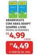 Assaí Atacadista Sempre livre - absorvente com abas adapt oferta