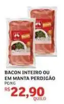 Assaí Atacadista Perdigão - bacon inteiro ou em manta oferta
