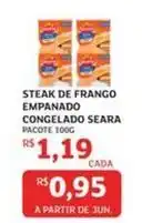Assaí Atacadista Seara - steak de frango empanado congelado oferta