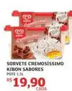 Assaí Atacadista Kibon - sorvete cremosíssimo sabores oferta