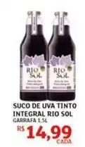 Assaí Atacadista Rio sol - suco de uva tinto integral oferta