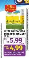 Assaí Atacadista Damare - leite longa vida integral oferta