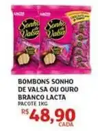 Assaí Atacadista Lacta - bombons sonho de valsa ou ouro branco oferta