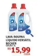 Assaí Atacadista Becker - lava-roupas líquido versátil oferta