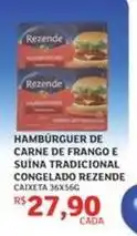 Assaí Atacadista Rezende - hambúrguer de carne de frango e suína tradicional congelado oferta