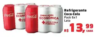 Supermercados Mateus Refrigerante Coca-Cola peck 6x1 lata oferta