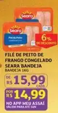 Assaí Atacadista Seara - file de peito de frango congelado oferta