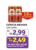 Assaí Atacadista Brahma - cerveja oferta