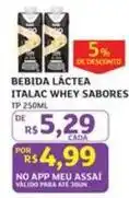 Assaí Atacadista Italac - bebida láctea whey oferta