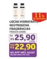 Assaí Atacadista De - loção hidratante neutrogena oferta