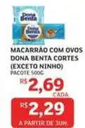 Assaí Atacadista Dona - macarrão com ovos oferta