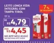 Assaí Atacadista Vida - leite longa vida integral oferta