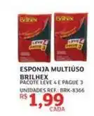 Assaí Atacadista Brilhex - esponja multiuso oferta