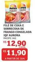 Assaí Atacadista Aurora - filé de coxa e sobrecoxa de frango congelada iqf oferta