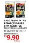 Assaí Atacadista Extra - saco preto extra reforçado para lixo embalixo oferta