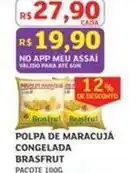 Assaí Atacadista Brasfrut - polpa de maracujá congelada oferta
