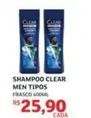 Assaí Atacadista Clear - shampoo men tipos oferta