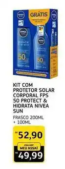 Assaí Atacadista Nivea - protetor solar corporal fps 50 protect & hidrata sun oferta