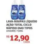 Assaí Atacadista Omo - lava-roupas líquido acão total rapido oferta