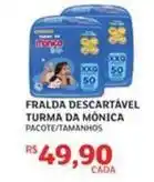 Assaí Atacadista Fralda descartável turma da mônica oferta