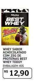 Assaí Atacadista Toddy - whey sabor achocolatado com 25g de proteinas best whey oferta