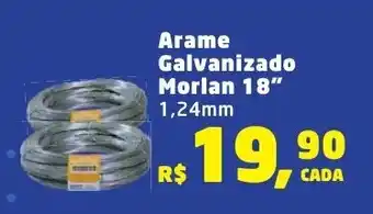 Supermercados Mateus Arame Galvanizado Morlan 18" 1.24mm oferta